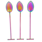 Max Stainless Steel Cocktail Swizzle Sticks Coffee Spoon Bar Tools Multicolor