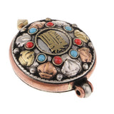 Max Turquoise Gaudencio Antique Vintage Necklace Pendant Jewelry Accessory Blue