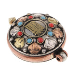 Max Turquoise Gaudencio Antique Vintage Necklace Pendant Jewelry Accessory Blue