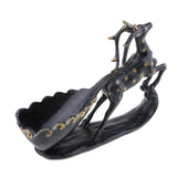 Maxbell European Style Red Wine Holder Wine Rack Deer Figurine Model Resin Shelf