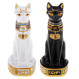 Max Resin Egyptian Cat Goddess Bast Bastet Statue Sculpture Home Decoration Black