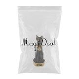 Max Resin Egyptian Cat Goddess Bast Bastet Statue Sculpture Home Decoration Black