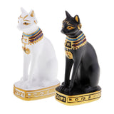 Max Resin Egyptian Cat Goddess Bast Bastet Statue Sculpture Home Decoration Black