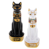 Max Resin Egyptian Cat Goddess Bast Bastet Statue Sculpture Home Decoration Black