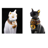 Max Resin Egyptian Cat Goddess Bast Bastet Statue Art Craft Home Decoration Black