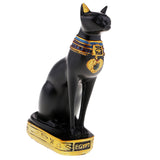 Max Resin Egyptian Cat Goddess Bast Bastet Statue Art Craft Home Decoration Black