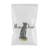 Max Resin Egyptian Cat Goddess Bast Bastet Statue Art Craft Home Decoration Black