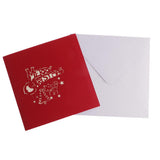 Max Christmas Tree Greeting Cards Paper 3D Handmade Holiday Happy Birthday Cards