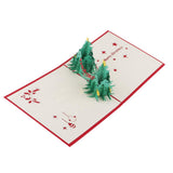 Max Christmas Tree Greeting Cards Paper 3D Handmade Holiday Happy Birthday Cards