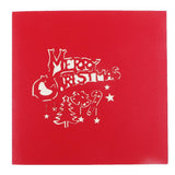 Max Christmas Tree Greeting Cards Paper 3D Handmade Holiday Happy Birthday Cards