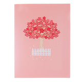Max 3D Greeting Cards Birthday Card Pop Up Christmas Card Handmade Sakura Card