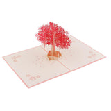 Max 3D Greeting Cards Birthday Card Pop Up Christmas Card Handmade Sakura Card