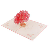 Max 3D Greeting Cards Birthday Card Pop Up Christmas Card Handmade Sakura Card