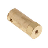 Max Metal 30mm Brass Hexagonal Coupler Shaft Motor Flexible Clutch & Wrench Set