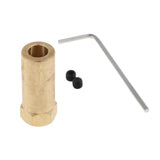 Max Metal 30mm Brass Hexagonal Coupler Shaft Motor Flexible Clutch & Wrench Set