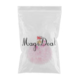 Max Santa Claus Fluffy Ball Keychain Keyring Car Key Chain Ring Hanging Decor Pink
