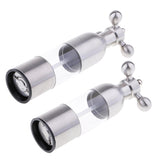 Max Stainless Steel Pepper Grinder Kitchen Grip Salt Mill Spice Grinder 21cm