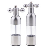 Max Stainless Steel Pepper Grinder Kitchen Grip Salt Mill Spice Grinder 21cm