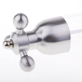 Max Stainless Steel Pepper Grinder Kitchen Grip Salt Mill Spice Grinder 17.5cm