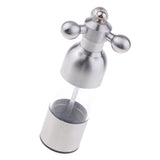 Max Stainless Steel Pepper Grinder Kitchen Grip Salt Mill Spice Grinder 17.5cm