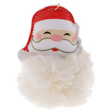 Max Cute Santa Claus Style Key Chain Keyring Pendant Lady Bag Car Pendant Beige