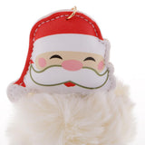 Max Cute Santa Claus Style Key Chain Keyring Pendant Lady Bag Car Pendant Beige