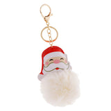Max Cute Santa Claus Style Key Chain Keyring Pendant Lady Bag Car Pendant Beige