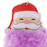 Max Cute Santa Claus Style Key Chain Keyring Pendant Lady Bag Car Pendant Purple