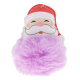 Max Cute Santa Claus Style Key Chain Keyring Pendant Lady Bag Car Pendant Purple