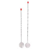 Max Cocktail Spoon Stainless Steel Threaded Mixing Spiral Spoon Bar Tools 30cm