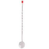 Max Cocktail Spoon Stainless Steel Threaded Mixing Spiral Spoon Bar Tools 23cm