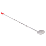 Max Cocktail Spoon Stainless Steel Threaded Mixing Spiral Spoon Bar Tools 23cm