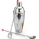 Max Cocktail Spoon Stainless Steel Threaded Mixing Spiral Spoon Bar Tools 23cm