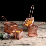 Max Stainless Steel Food French Fries Frying Basket Kitchen Mesh Strainer  D