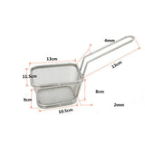 Max Stainless Steel Food French Fries Frying Basket Kitchen Mesh Strainer  E