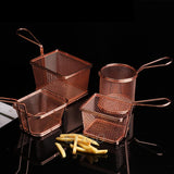 Max Stainless Steel Food French Fries Frying Basket Kitchen Mesh Strainer  E