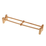 Max Bamboo Tea Cup Holder Cup Display Stand Storage Coffee Tea Cup Organizer  B