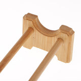 Max Bamboo Tea Cup Holder Cup Display Stand Storage Coffee Tea Cup Organizer  B