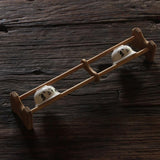 Max Bamboo Tea Cup Holder Cup Display Stand Storage Coffee Tea Cup Organizer  B