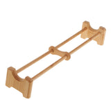 Max Bamboo Tea Cup Holder Cup Display Stand Storage Coffee Tea Cup Organizer  B