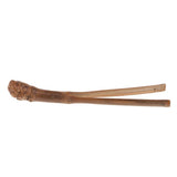 Max Bamboo Clips Multiuse for Tea Cup Bread Steak Food Tongs Tweezers 18x2x2cm