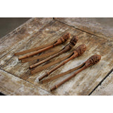 Max Bamboo Clips Multiuse for Tea Cup Bread Steak Food Tongs Tweezers 18x2x2cm