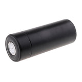 Max Portable Cigar Humidor Travel Case Storage Tube with Hygrometer Black