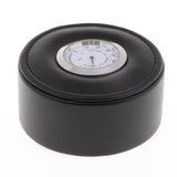 Max Portable Cigar Humidor Travel Case Storage Tube with Hygrometer Black