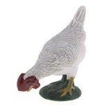 Max Farm Animal Body Model Lifelike Fowl Hen Chickens Figurine Grey MY6221-323