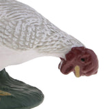 Max Farm Animal Body Model Lifelike Fowl Hen Chickens Figurine Grey MY6221-323