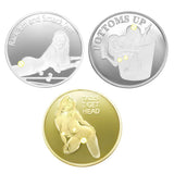 Maxbell Sexy Stripper Girl Coin Adult Novelty Challenge Coins Hot Girls Gift A