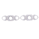 Max Alloy Cigar Cutter Double Blade Guillotine Scissors Cigar Clipper Shears A