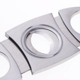 Max Alloy Cigar Cutter Double Blade Guillotine Scissors Cigar Clipper Shears A