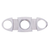 Max Alloy Cigar Cutter Double Blade Guillotine Scissors Cigar Clipper Shears A